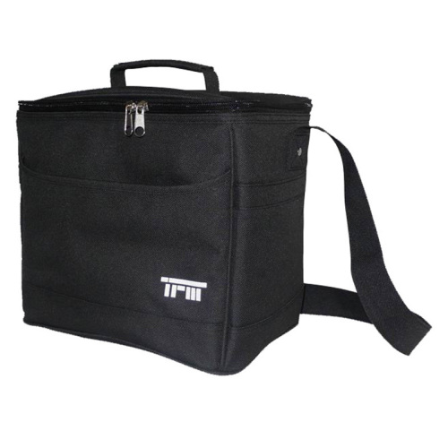 Black 600d Polyester Frozen Ice Cooling Cooler Bag