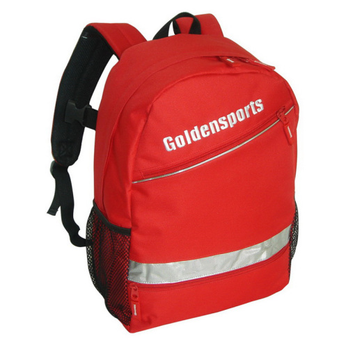 Red 600d Outdoor Travelling Sports Reflective Backpacks