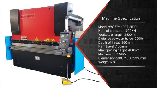 China top manufacturer of hydraulic CNC bending machine