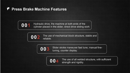 Hydraulic CNC press brake