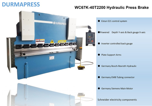 New Design Metal Plate Hydraulic Sheet Metal Press Brake