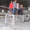 Safest modular staging concepts