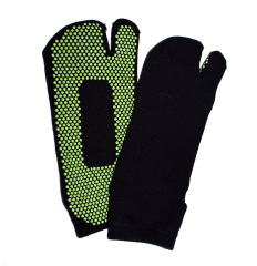 Custom Grip Toeless Anti Slip Yoga Sock With PVC dot For Adult 100% Cotton Organic Non Slip Pilates Socks With Silicon