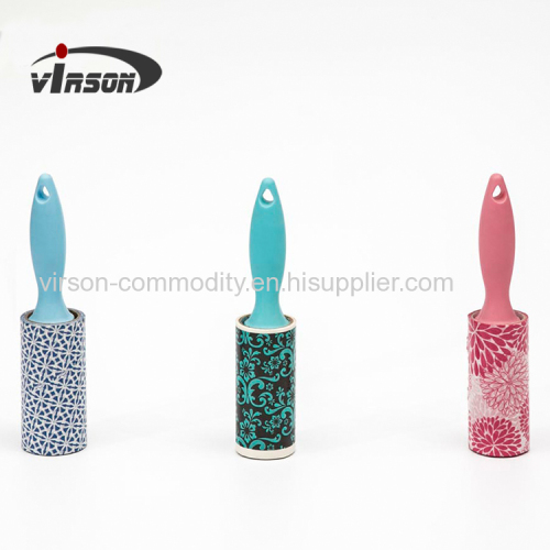 Custom Colorful Portable Travel Size Sticky Lint Roller with PP material handle