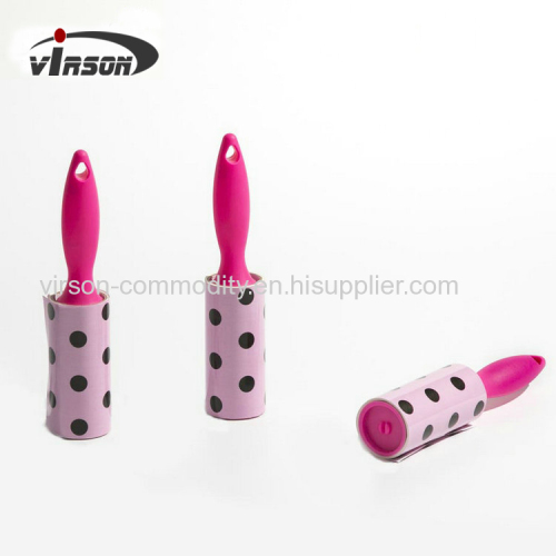 Custom Colorful Portable Travel Size Sticky Lint Roller with PP material handle