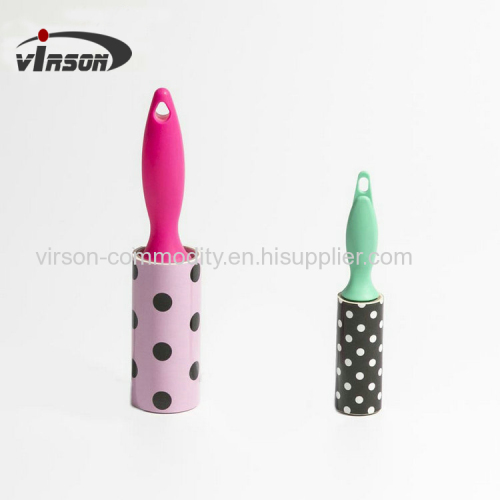 Custom Colorful Portable Travel Size Sticky Lint Roller with PP material handle