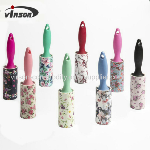 Adhesive pick up printed sheet  lint roller sticky lint brush