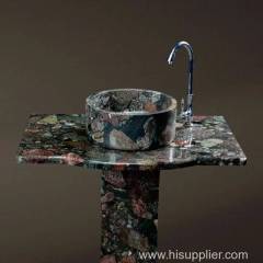 Colorful Granite Stone SInk Nature Stone Basin Granite Wash Bowl