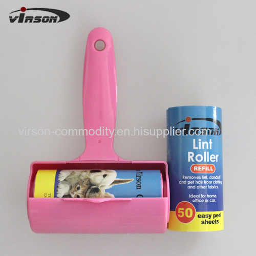 Pet hair remover lint roller/ lint remover roller for industrial