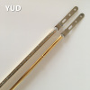 Factory custom Single Tube Halogen Infrared Lamp with Gold Reflector