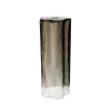 Smoke Grey plum shape glass lighting glass tube