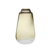 contemporary lights Dry tinted glass shade large ceiling lamp