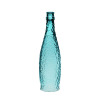 Blue wine bottle glass chandelier shade