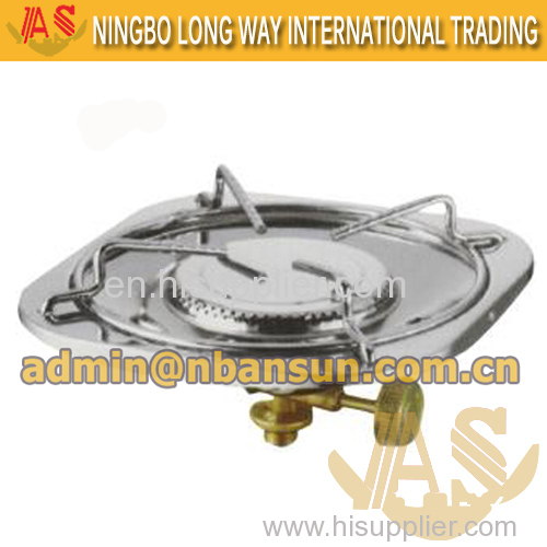 Single Round Plate Portable Camping Gas Burner Commercial Mini LPG Cooker