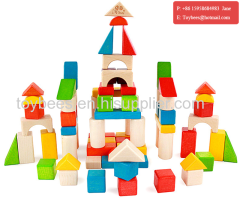 120pcs Rainbow Dominoes Colorful Wooden Blocks Building for kids toys baby wooden toys