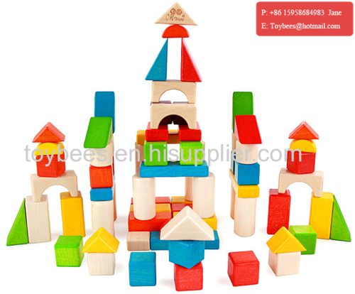 120pcs Rainbow Dominoes Colorful Wooden Blocks Building for kids toys baby toys