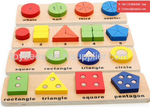 Baby Shape Sorter Developmental Geometric Puzzle Board Blocks Wooden Toddler Toy