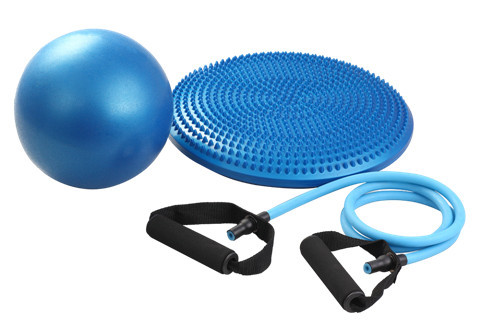 Yoga Kit contains 1pc Resistant Rope with handle and 1pc massage cushion pad