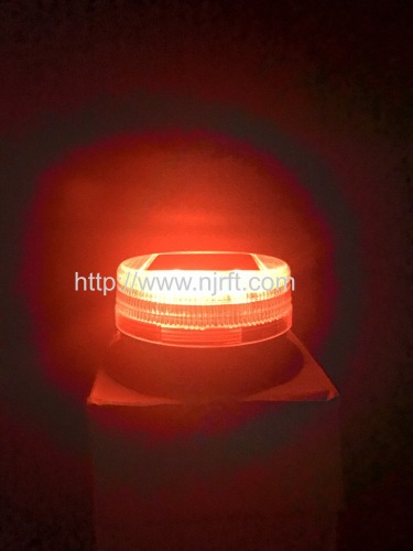 6 led red and blue safety strobe blinking warning lights