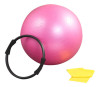 Yoga Kit contains 1PC Anti-burst ball 1PC Pilates ring 1PC Resistant band