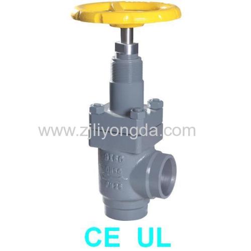 Angle Cast Steel Globe Valve