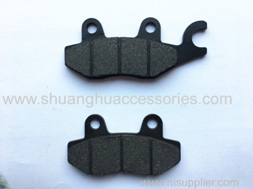 Motorcycle brake pads with non asbestos brake lining