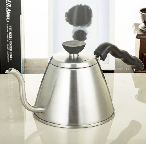 stainless steel coffee drip kettle with filter