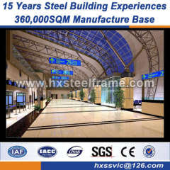 heavy steel structural fabrication post frame metal buildings good service