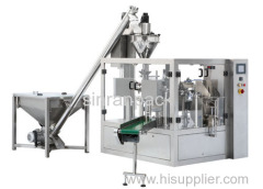 stainless steel pouch powder packaging machine