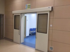 automatic bi-parting sliding doors for corridors of hospitals
