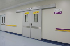 double open automatic sliding doors for clean rooms