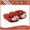 Kids Fuzzy Ladybug Slippers