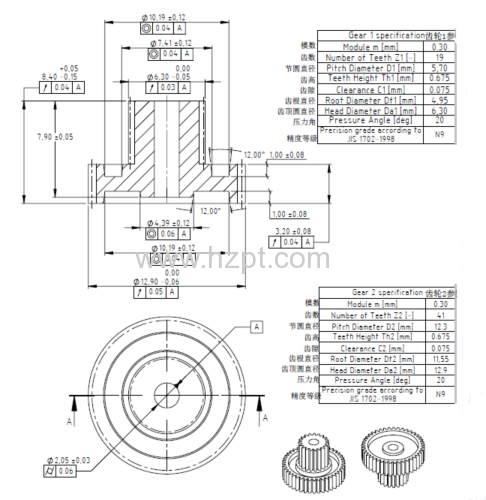 High Precision Plastic Internal Gears Used For Machinery