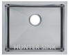 Kitchen sink made in china hunter sink with zero radius corner stainless sink