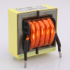 Silk-covered wire series transformer