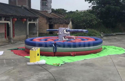 Inflatable kapow obstacle course challenge