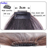 Stock blonde 100% human hair clip in bangs/remy clip in hair extension bangs/human hair fringes