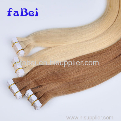 High Quality 100% Brazilian Virgin Remy European Tape Hair Extensions