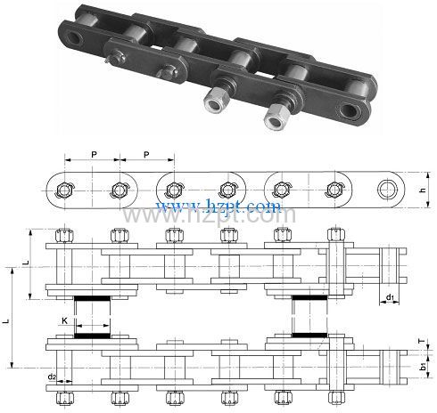 Conveyor Chain 5212M 0150M 9835M for Mine Machinery