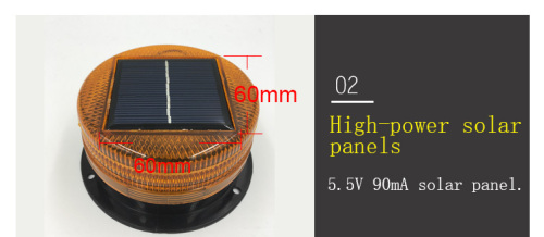 Road safety yellow automotive warning lights