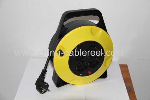 10m 2x1.5 German socket extension reel 16A 250V