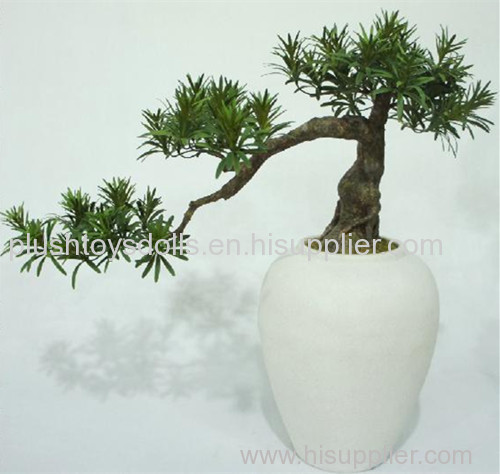 Artificial Podocarpus Bonsai Tree