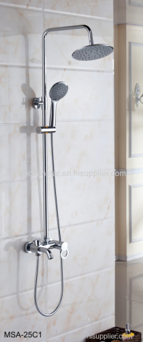 Classic fashion bathroom shower set with shower head and hand-held shower