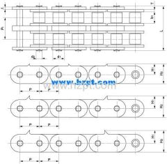 Sharp Top Chain 100-2-2PAD 100-2-SD 100-2-4PAD For Wood Industry