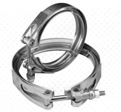 Custom strong stainless steel hose clamps heavy duty V band exhaust hose clamp