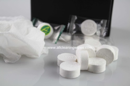 Mini Tissue Compressed Magic Towels OEM Magic Coin Tissue