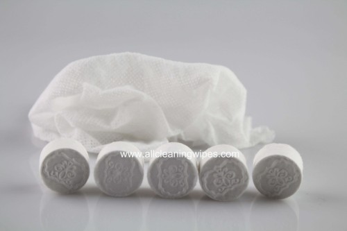 Mini Tissue Compressed Magic Towels OEM Magic Coin Tissue