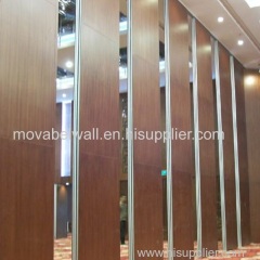 Sliding Door Top Hanging System Melamine Surface Great Hall Folding Partition Wall