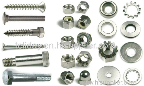 stainless steel fasteners custom fasteners bolt nut washers