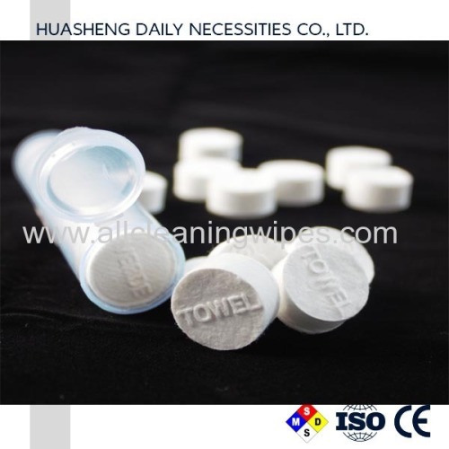 Compressed Towel Tablets Portable Mini Coin Tissue Disposable Cotton Towel